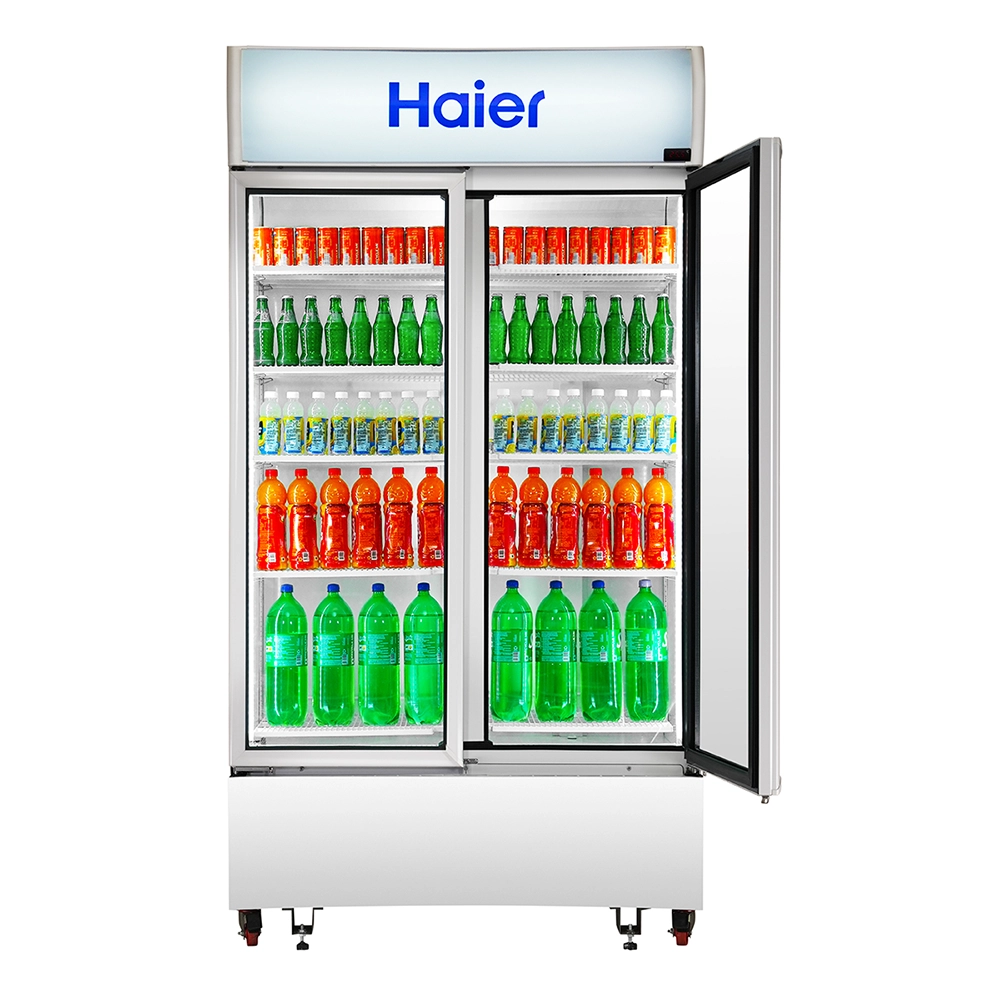 Haier 1050L Double Door Visi Cooler with (1+3 Yr Warranty )